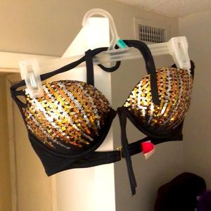 Victoria’s Secret Sequined Bikini Top